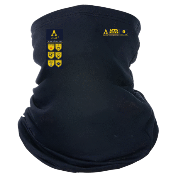 BANDANA CON REFUERZO INFERIOR GALOS® FR ARC FLASH 100% INHERENTE - AZUL MARINO