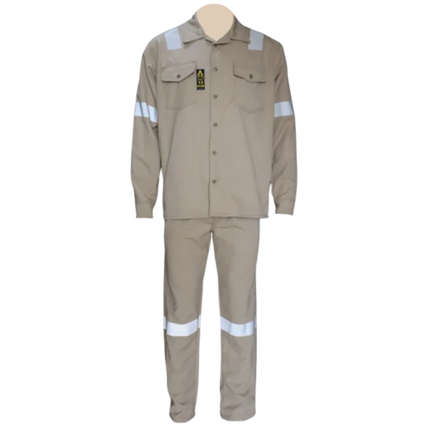 CAMISA Y PANTALON GALOS® FR ARC FLASH 100% INHERENTE - BEIGE