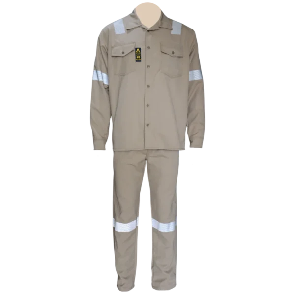 CAMISA Y PANTALON GALOS® FR ARC FLASH 100% INHERENTE - BEIGE