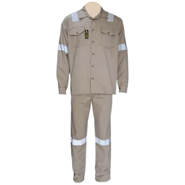 CAMISA Y PANTALON GALOS® FR ARC FLASH 100% INHERENTE - BEIGE
