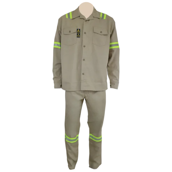 CAMISA Y PANTALON GALOS® FR ARC FLASH 100% INHERENTE - BEIGE