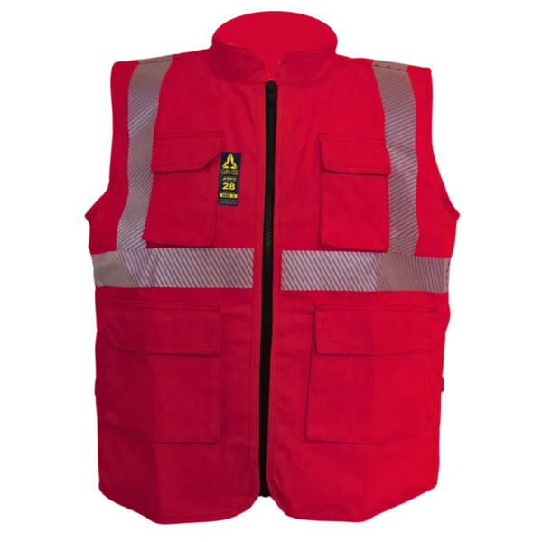 CHALECO GALOS® FR ARC FLASH 100% INHERENTE - ROJO