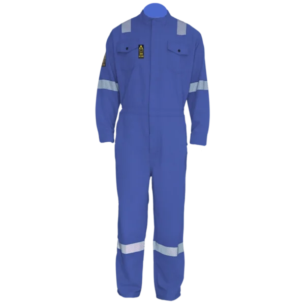 OVEROL GALOS® FR ARC FLASH 100% INHERENTE - CELESTE