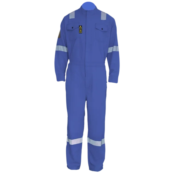 OVEROL GALOS® FR ARC FLASH 100% INHERENTE - CELESTE