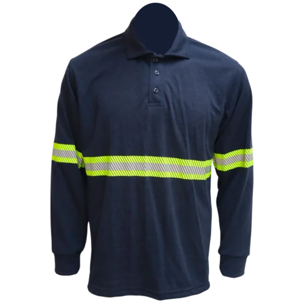 POLO CUELLO CAMISA GALOS® FR ARC FLASH 100% INHERENTE - AZUL MARINO