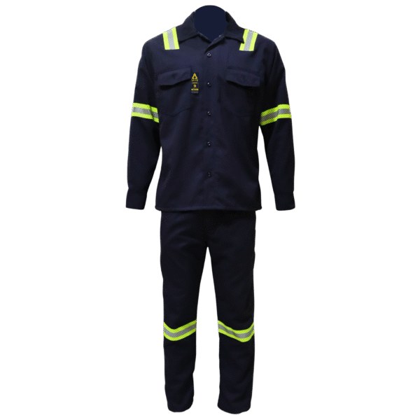CAMISA Y PANTALON GALOS® FR ARC FLASH 100% INHERENTE - AZUL MARINO