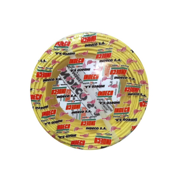 Cable de control GPT 18AWG, 300V, aislamiento PVC, amarillo, x rollo