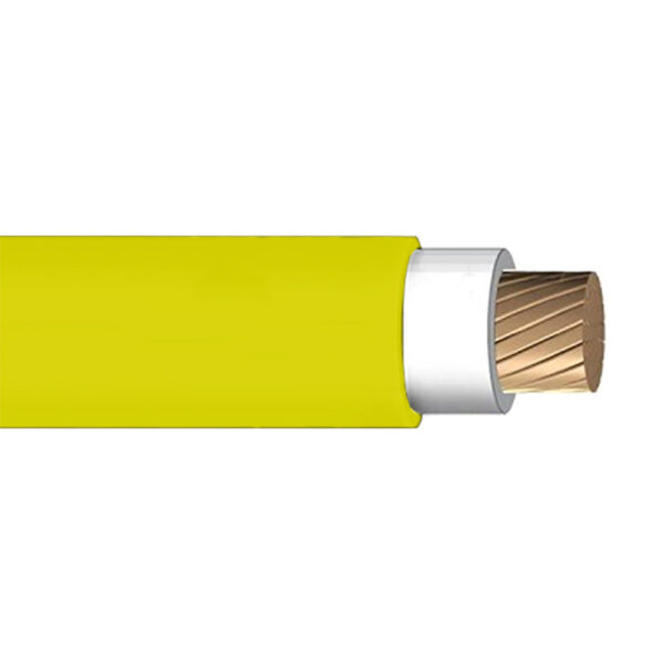 Cable N2XOH unipolar 1x35mm2 1kV libre de halógeno amarillo, clase 2, x metro lineal
