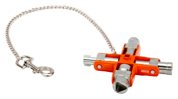 Llave 9 en 1 para armarios de control