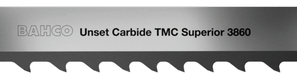 Hojas de sierra de cinta de carburo sin ensamblar con multi viruta recubiertas TMC