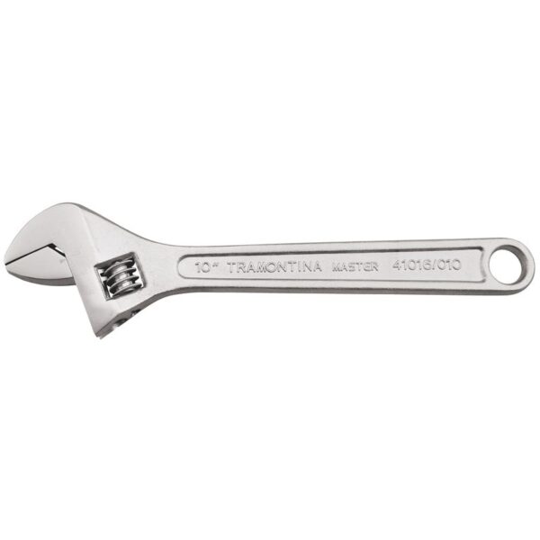 Llave Ajustable Tramontina Master Cromada 10"