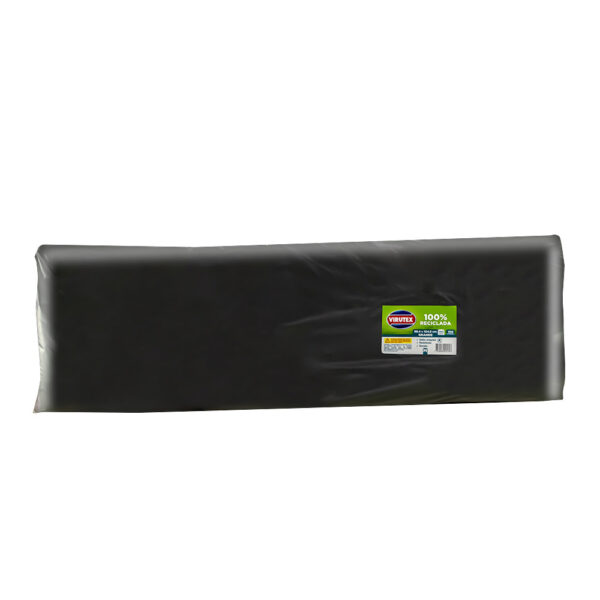 BOLSA BASURA X100UN PLANA C/FLL 140L 25MIC VIRUTEX