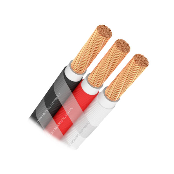 Cable N2XOH triple  3-1X120mm2 1kV libre de halógeno clase 2