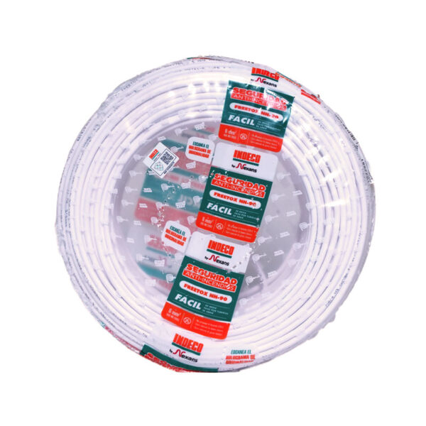 Cable NH-90 6mm2 450/750V libre de halógeno blanco, clase 2, x rollo, Practicable
