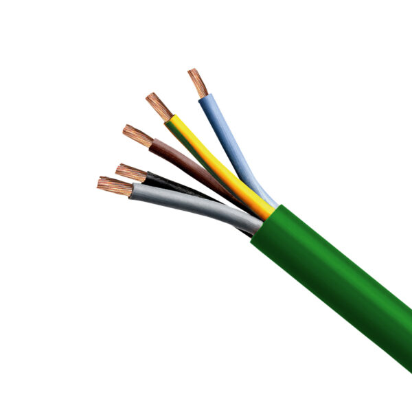 Cable RZ1-K 7G1.5mm2 0.6/1kV libre de halógeno negro, clase 5, x metro lineal