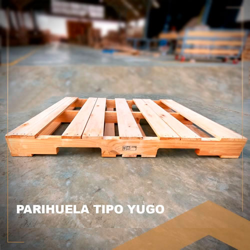 Parihuelas o pallets de madera