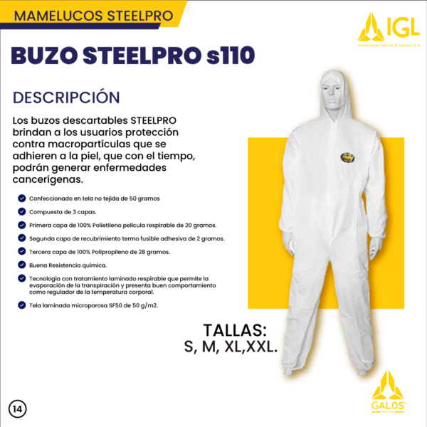 Buzo Steelpro s110