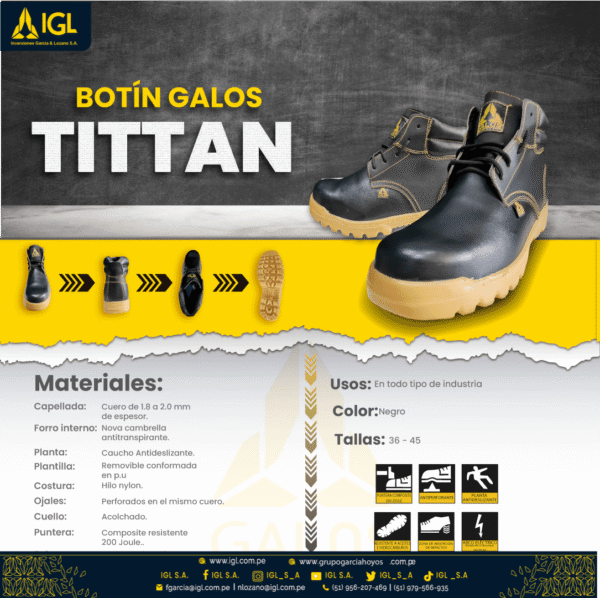 BOTÍN GALOS® TITTÁN